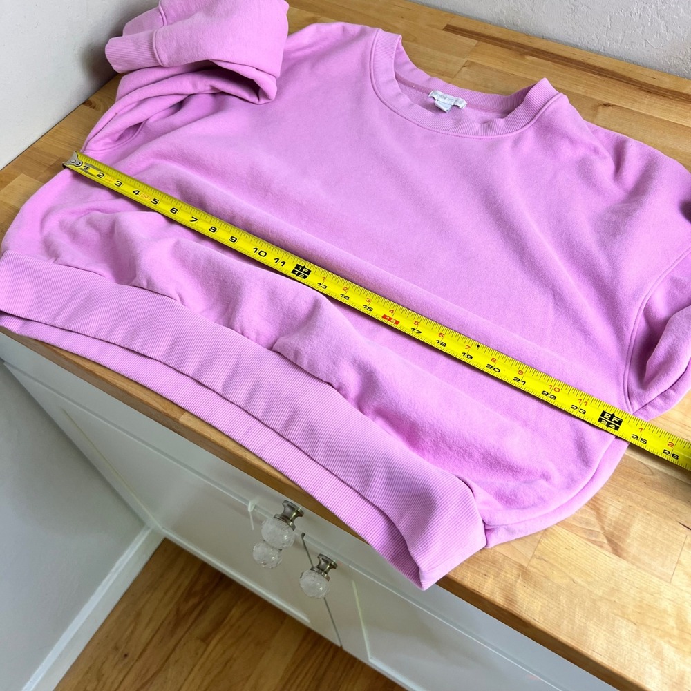 Beyond Yoga Sweatshirt Weekend Size XL Pink Crewneck Long Sleeve Pullover Lounge - Picture 7 of 8